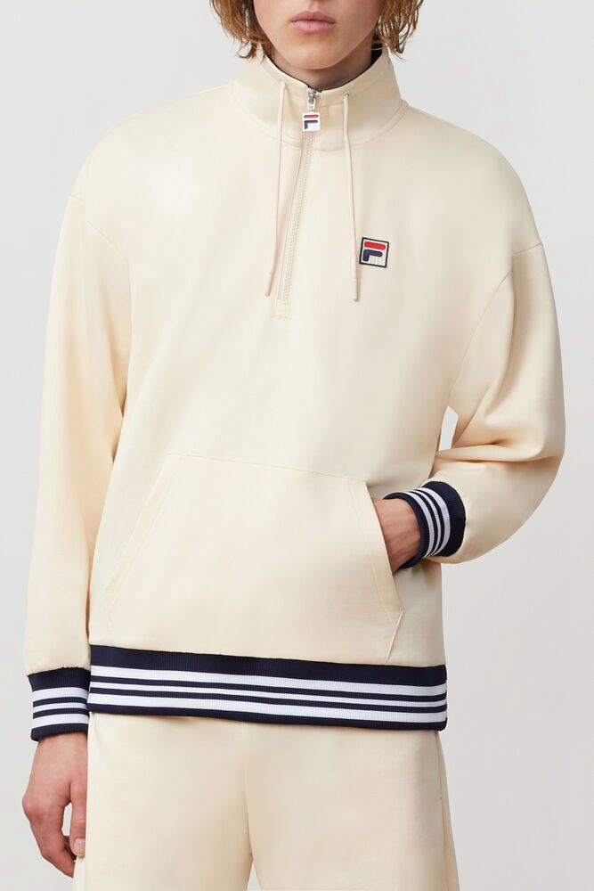 Fila Bunda Panske Cole 1/2 Zip Béžové - BVKQC0872